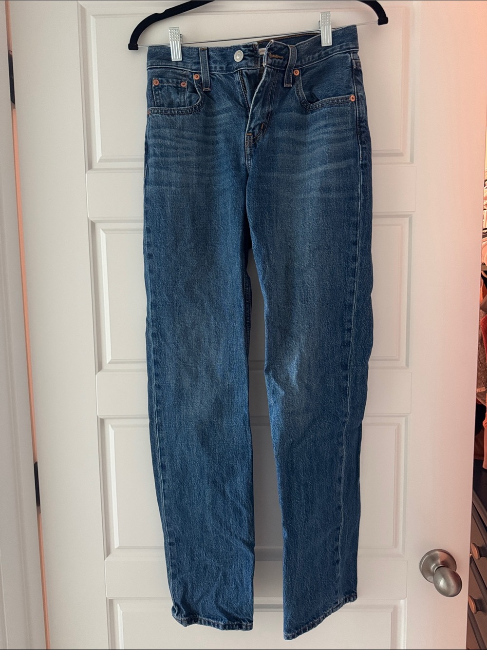 Levi's Blue Straight-Leg Women's Jeans